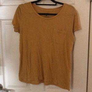Bongo mustard color pocket T-shirt